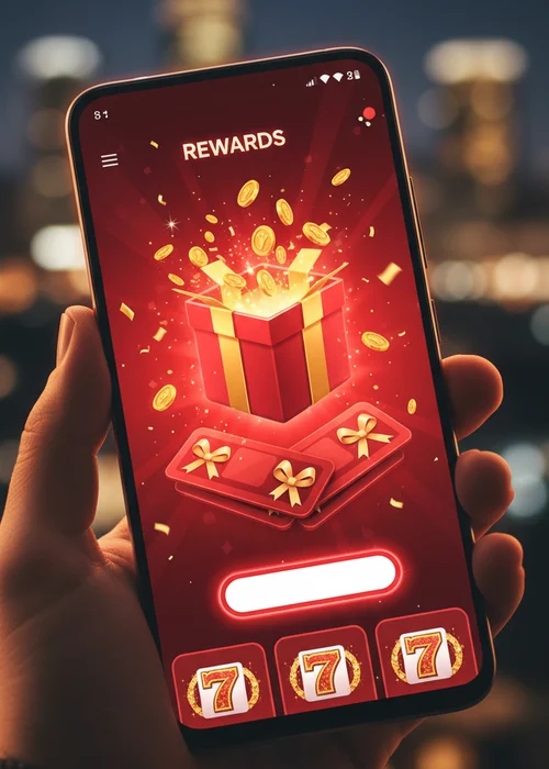 Vibrant graphic showcasing Avia Casino's various bonus offers, including free spins and cashback, optimized for mobile play.