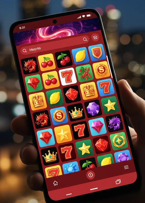 Screenshot of Avia Casino mobile PWA interface showing game lobby and navigation bar for players with welcome bonus banner